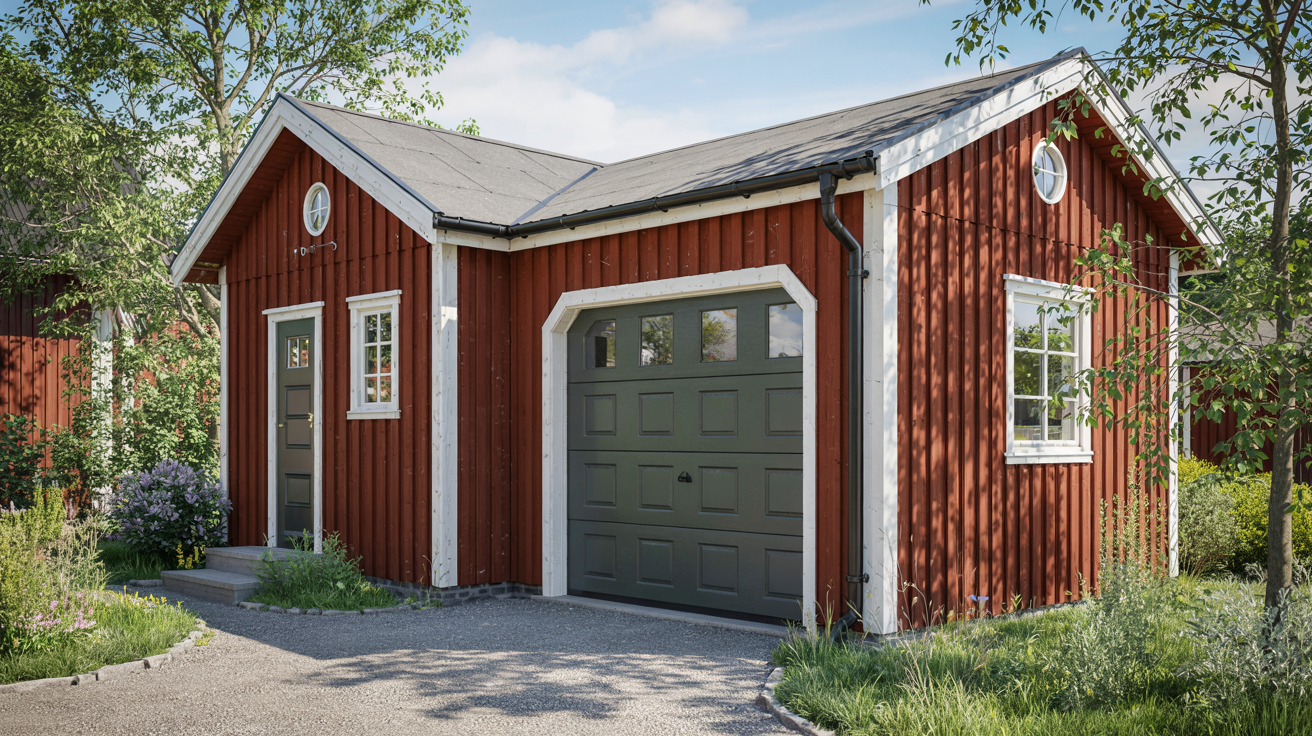 attefallsgarage rod trad