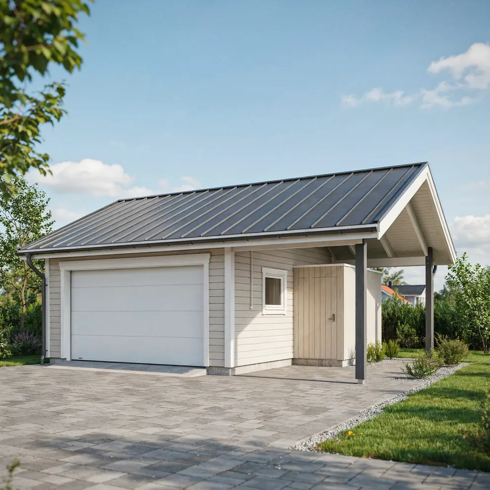 bygga garage carport med forrad sormland